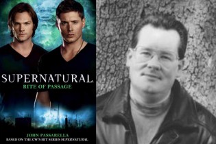 Supernatural: Rite of Passage cover (left) and author John Passarella (right).